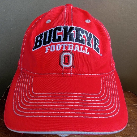 Ohio State Football Buckeyes Hat Spell Out Script Logo Baseball The Game Dad Cap - Picture 1 of 10